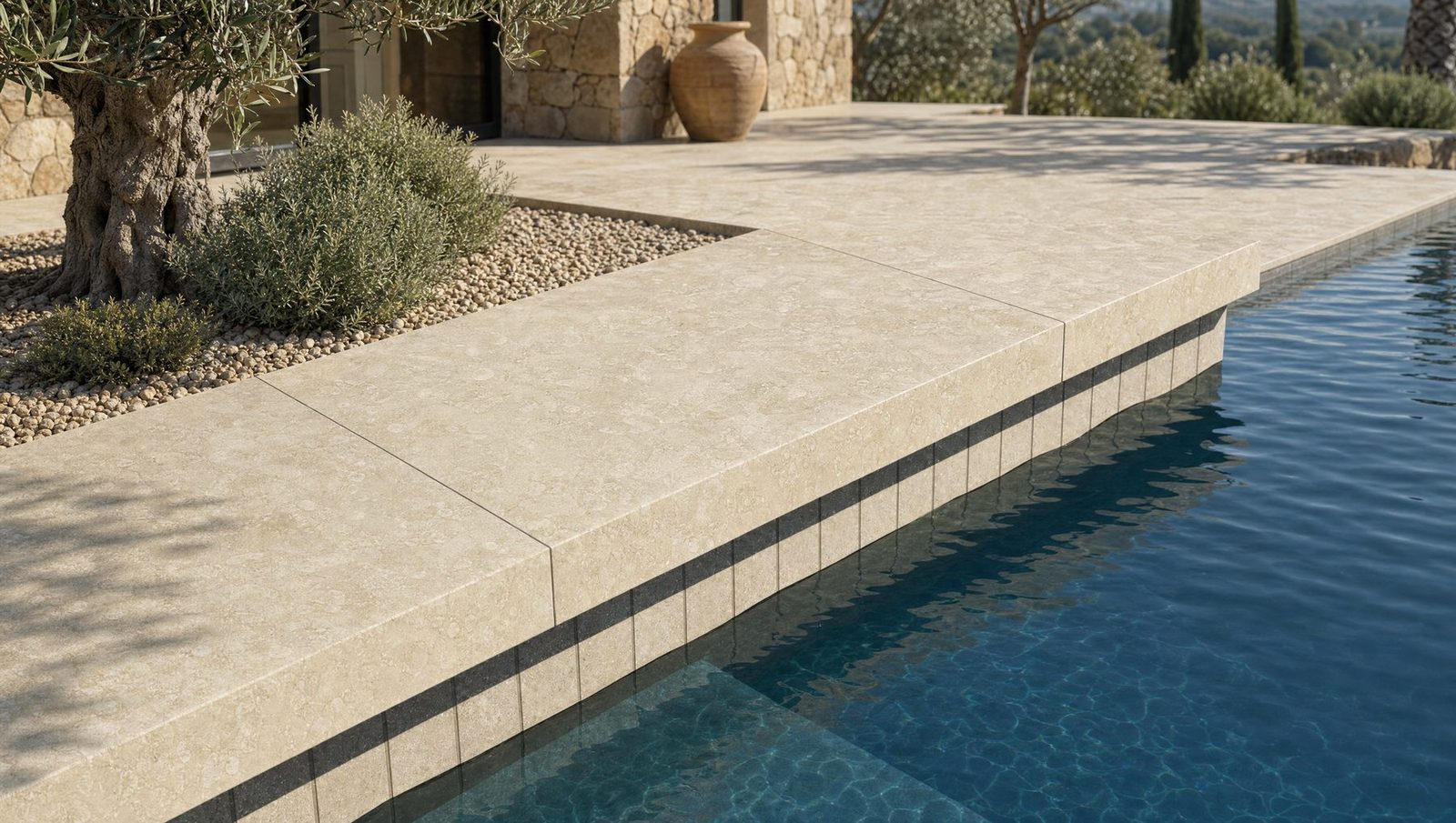 Refined Cross-Cut Beige installed project hero image