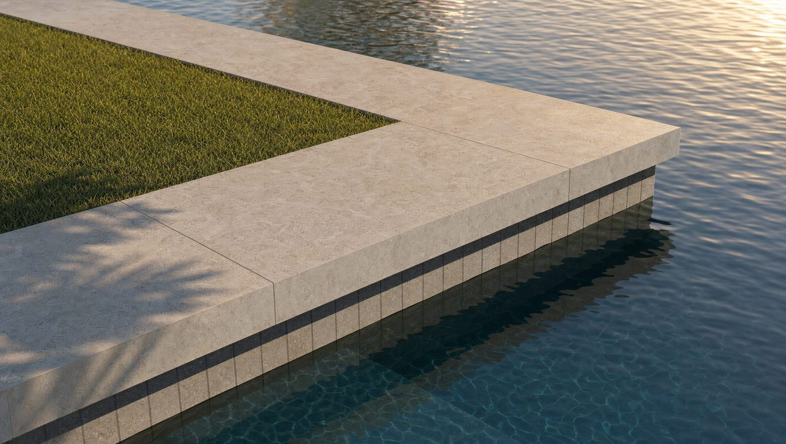 Refined Cross-Cut Pearl installed project hero image