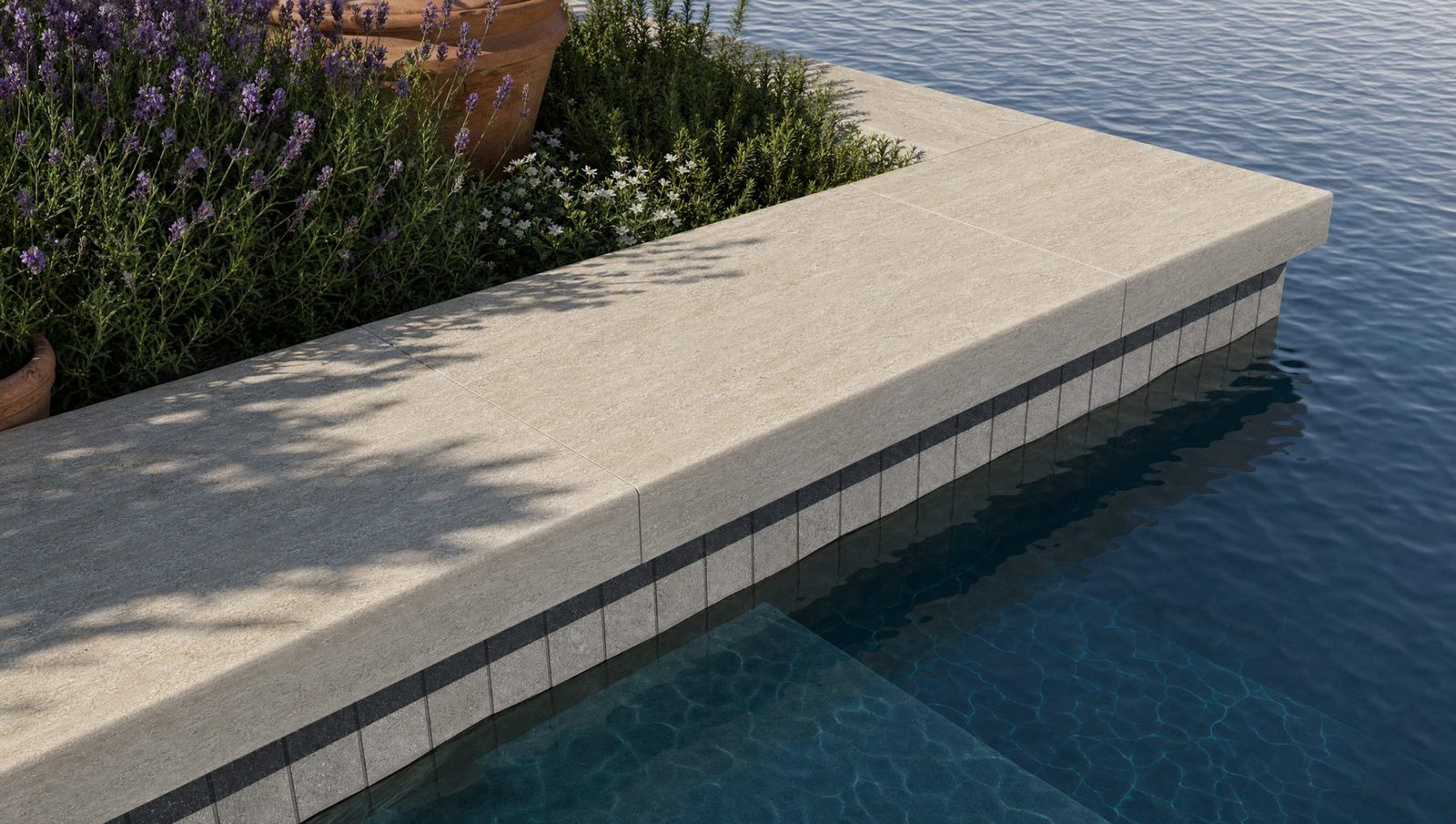 Vein Cut Beige installed project hero image