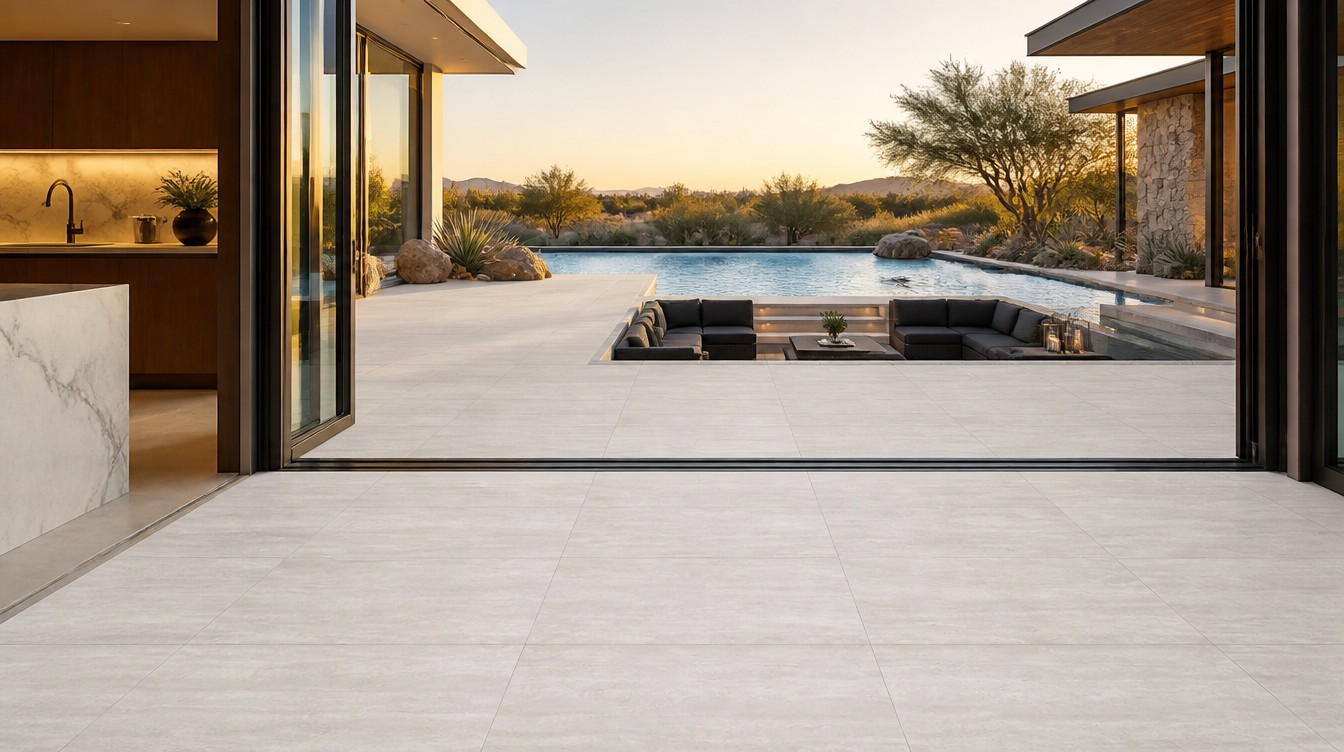 Trail Vein Cut Grey installed project hero image