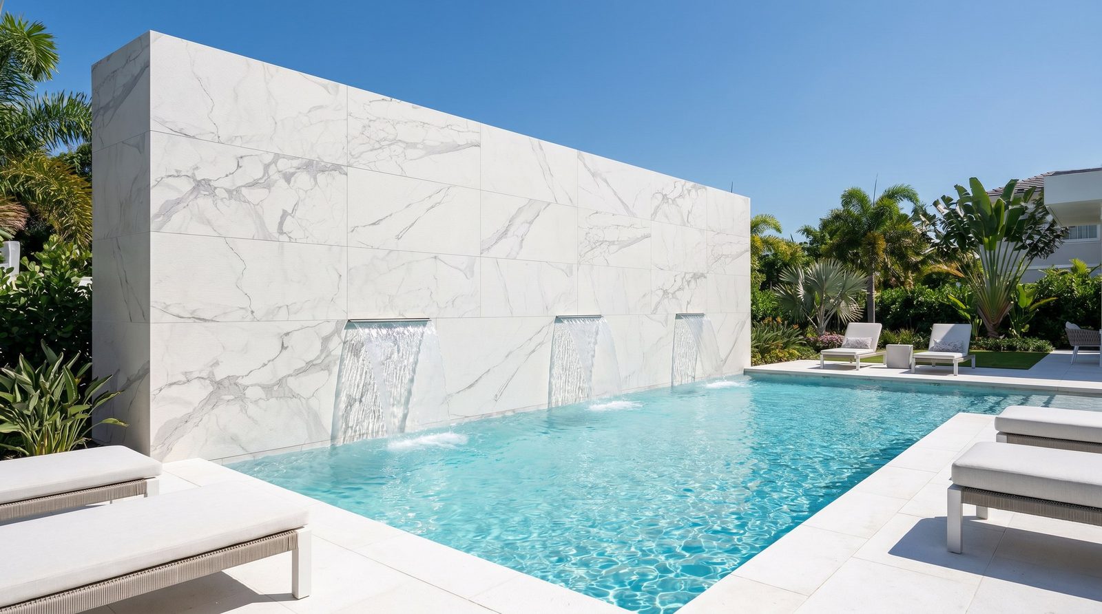 Atelier Chisel Charme Veined Statuario installed project hero image