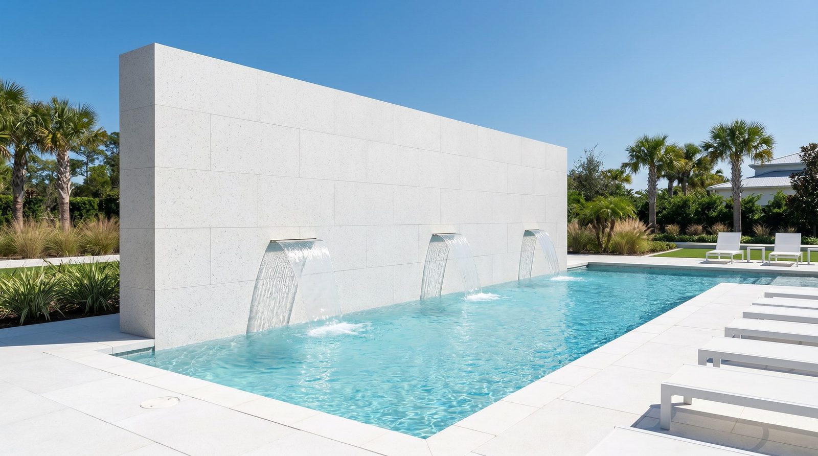 Atelier Stripe Elite Diamond White installed project hero image