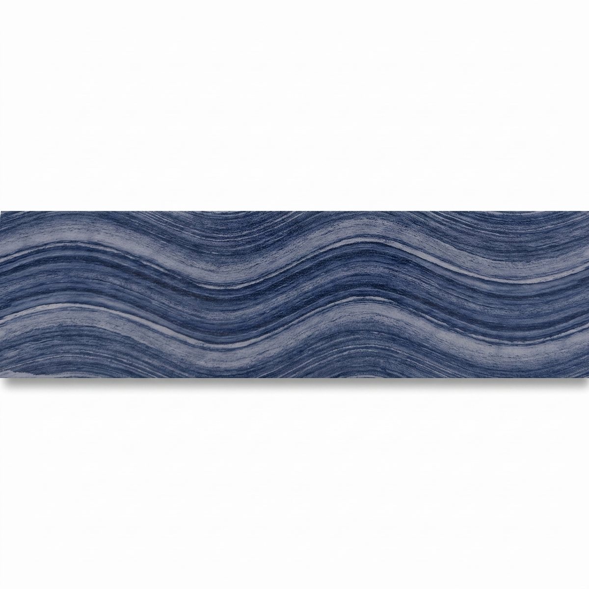 Ocean Wave Cobalt Glossy 6x24 product board / texture detail